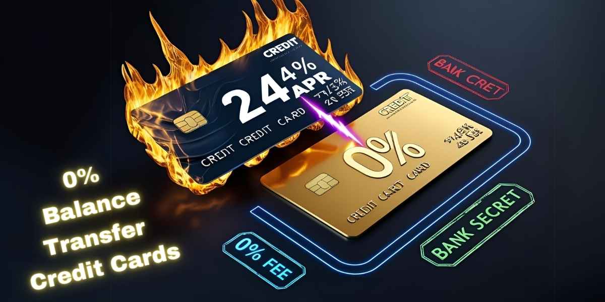 2 credit cards with 1 card transferring balance to 0% APR card